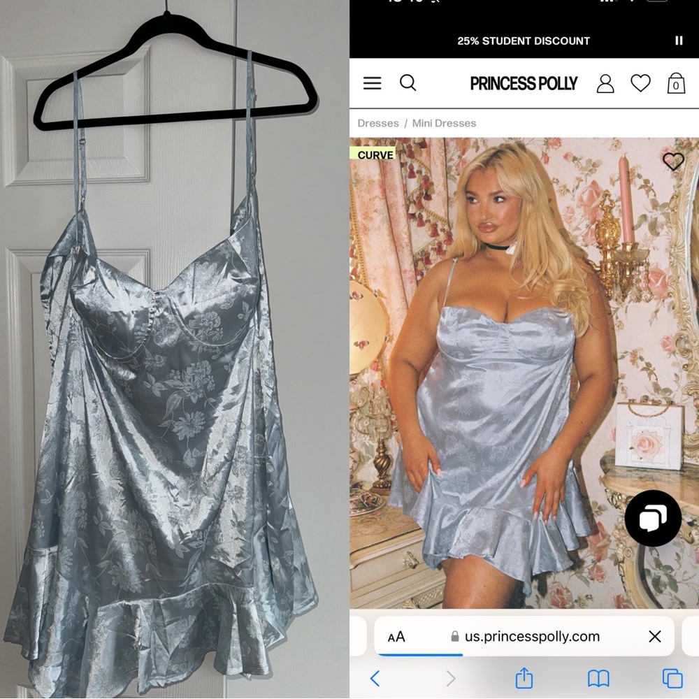Princess Polly blue dress